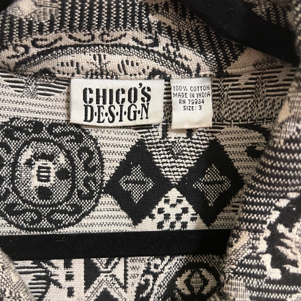 Tribal Pattern Chinos Design Jacket - image 3